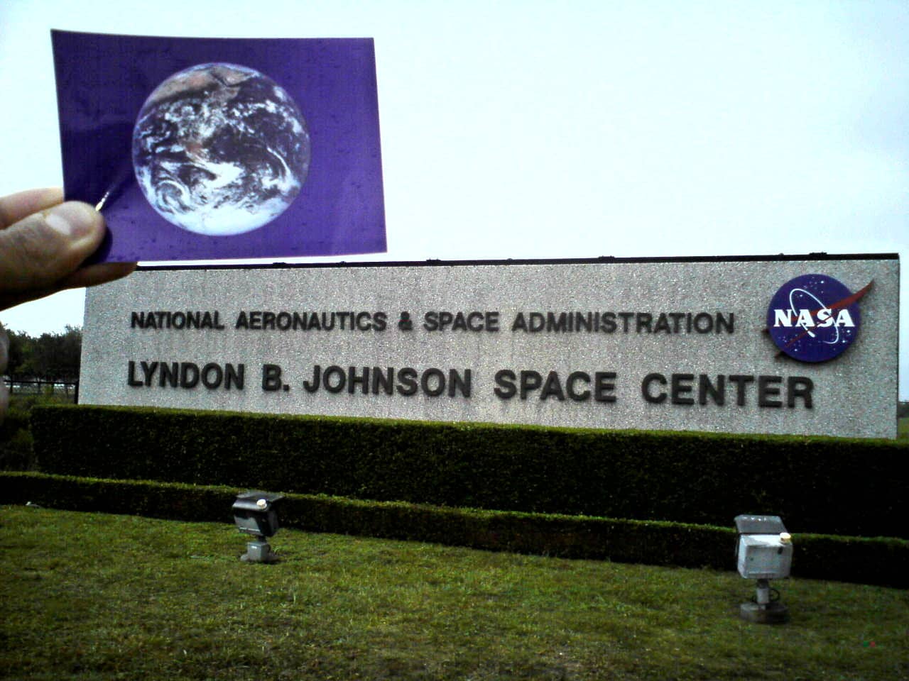Johnson’s Space Center was #EarthFlagged !
