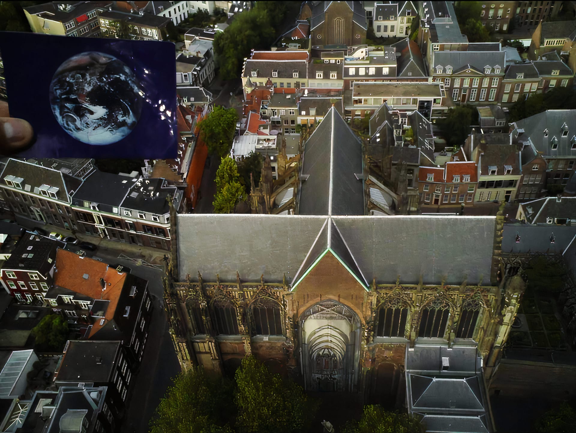 The Domkerk of Utrecht was #EarthFlagged!