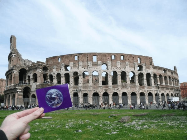 The Colosseum was #EarthFlagged!