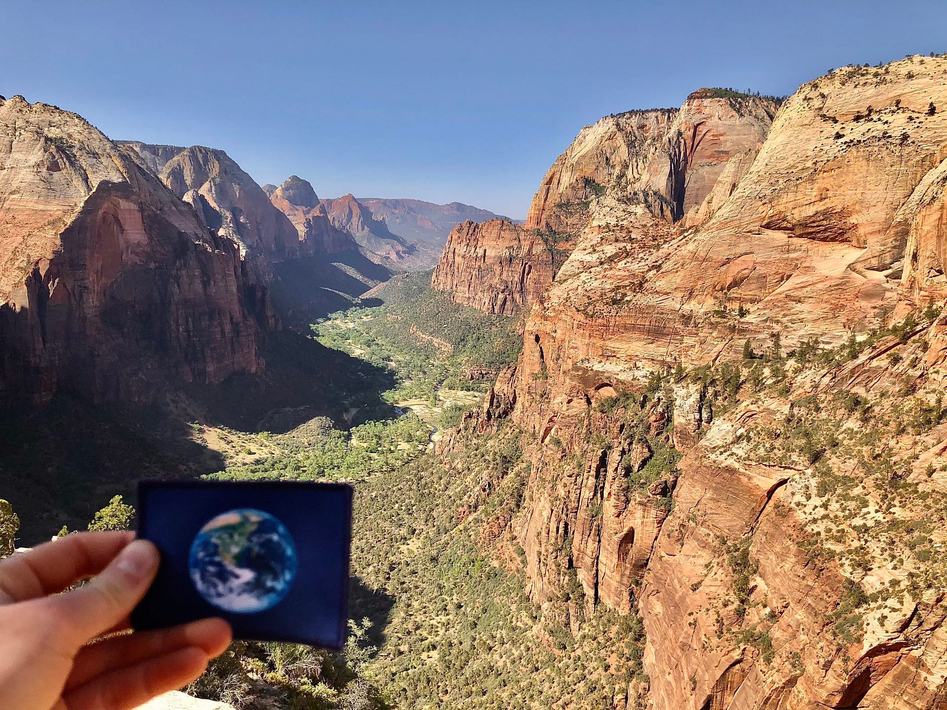 Angel’s Landing at Zion National Park was #EarthFlagged !