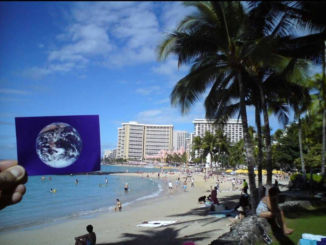 Waikiki Beach was #EarthFlagged !