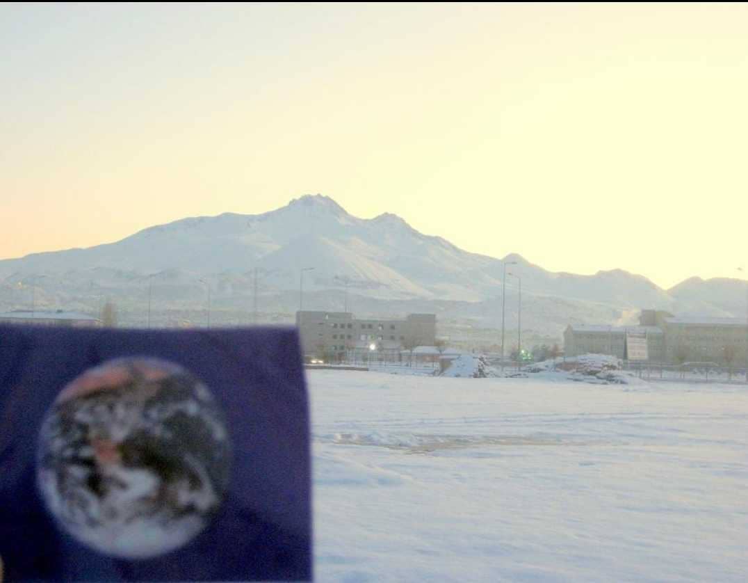 The Mount Erciyes was #EarthFlagged !