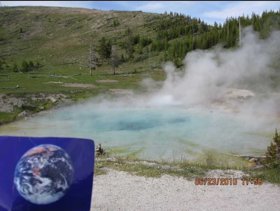 The Imperial Geyser was #EarthFlagged!