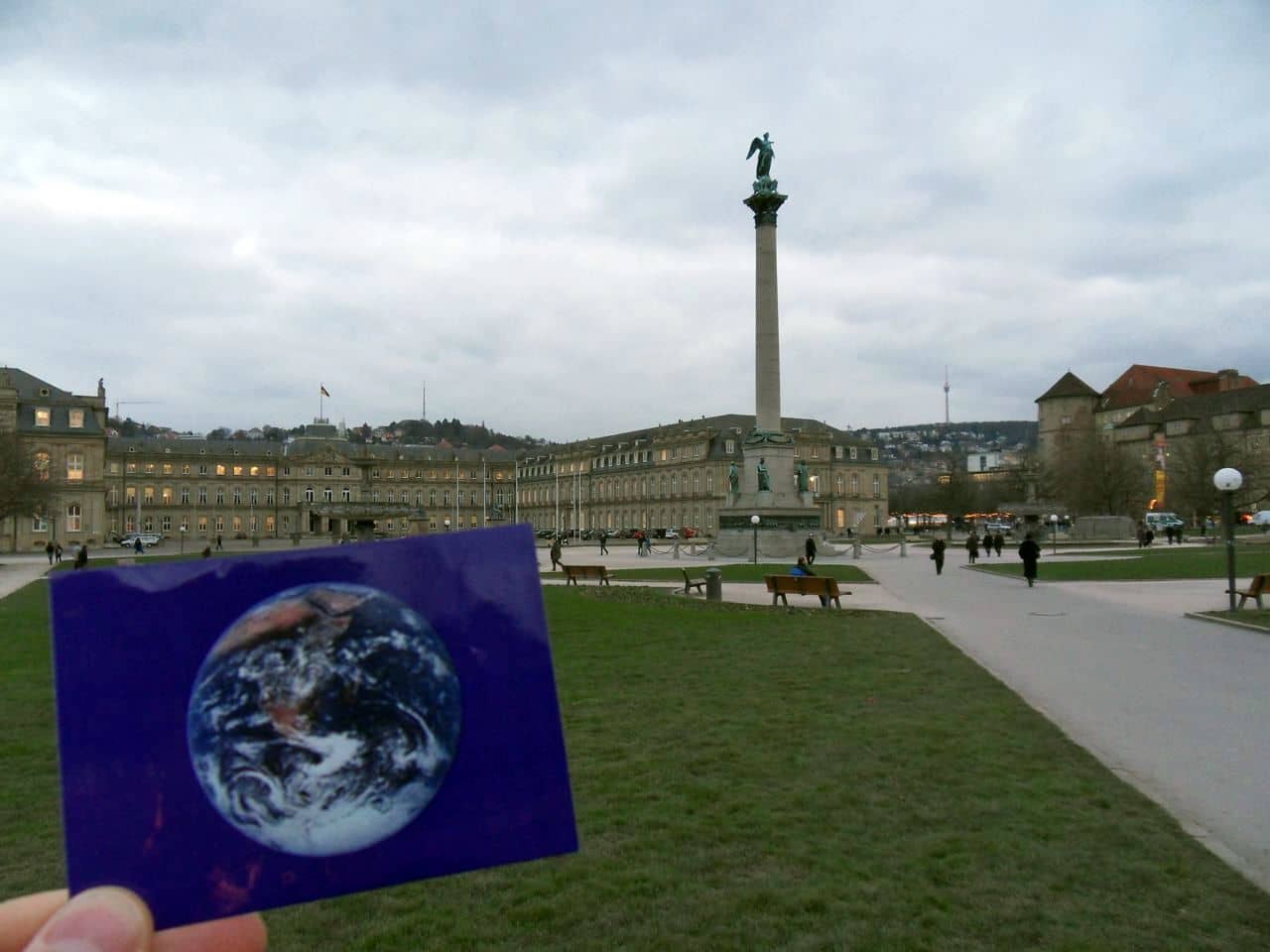 Schlossplatz was #EarthFlagged!